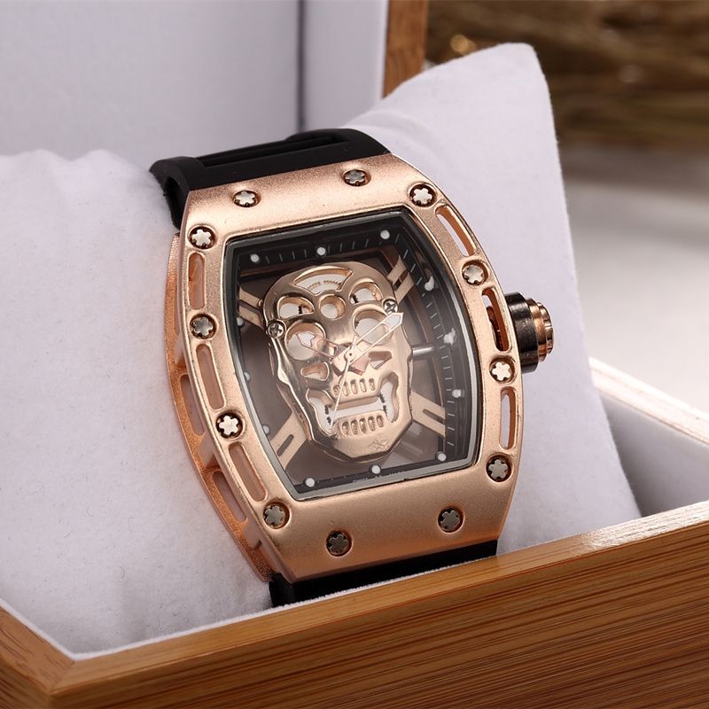 2020 New Skull Mens Watches Clock Rectangle Square Watches Quartz Wristwatches Business Men Watch Wholesale Gift Cheap Designer Watches Cheap Watch From Watch Best 19 03 Dhgate Com