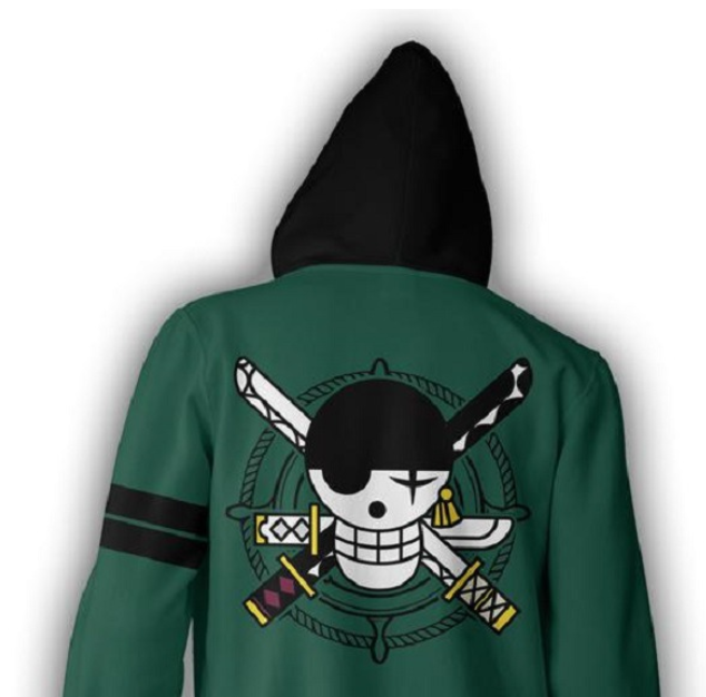 Compre Tamano Asiatico Japon Anime One Piece Roronoa Zoro Cosplay Traje De Manga Larga Con Cremallera Chaqueta Chaqueta Con Capucha A 21 94 Del Riddle Star Es Dhgate Com