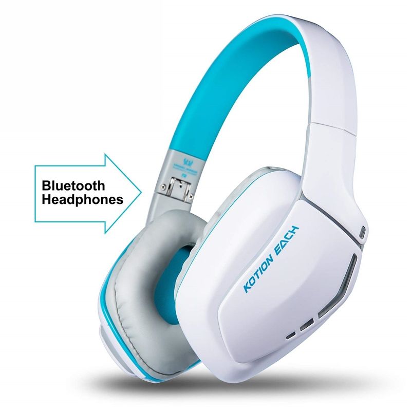 Nuevos audífonos Bluetooth plegables Orejeras suaves con micrófono modo con cable para PC / teléfonos celulares /