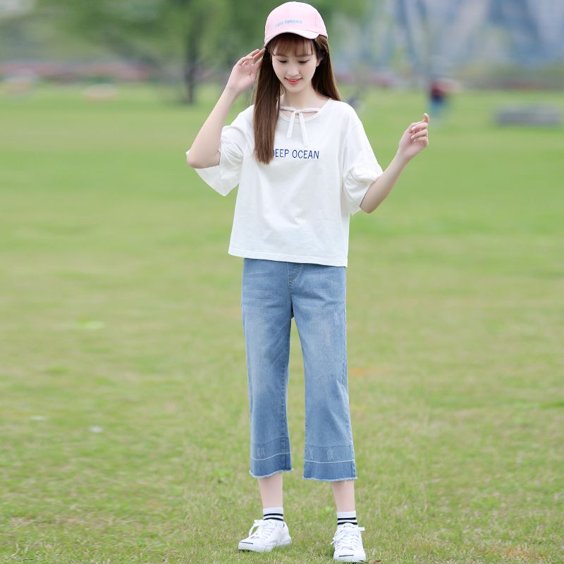 Grosshandel 2018 Neue Junior Mittelschule Madchen Kurzarm T Shirt 14 16 Jahre Alte Gymnasiasten Koreanische Version Lose Madchen Sommeranzuge Von Bqceshop 41 78 Auf De Dhgate Com Dhgate
