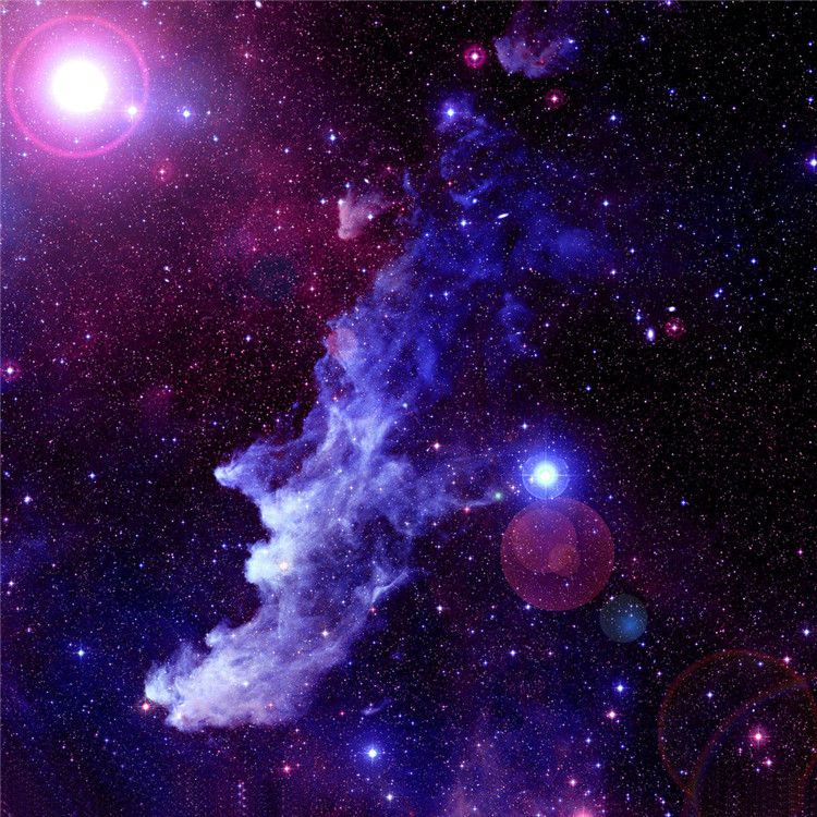 Purple Galaxy Wallpaper Mural Photo Giant Wall Decor Paper Poster Charming Galaxies For Children Living Room Bed Murals New From Xunxun66 18 1 Dhgate Com