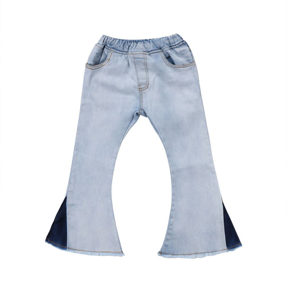 Acquistare Pantaloni Bambini Pantaloni A Zampa Di Elefante Pantaloni Jeans  Larghi Di Colore Blu Jeans Larghi Blu Bianchi 2 7 Anni Economico | Consegna  Veloce E Qualità | DHgate Italy
