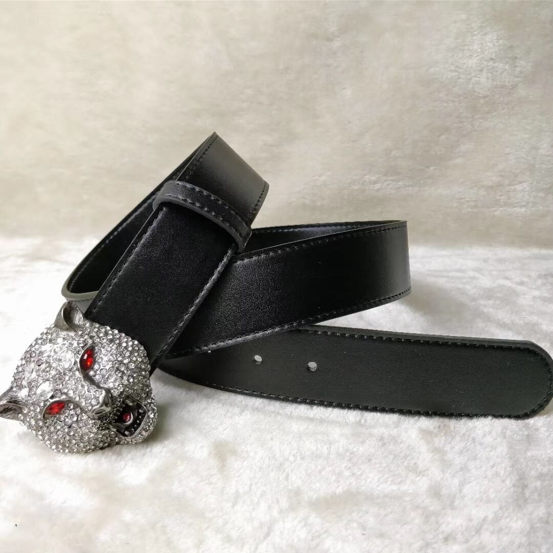 2018 New Belt Brand Designer Belts Copper With Diamond Buckle Belts For