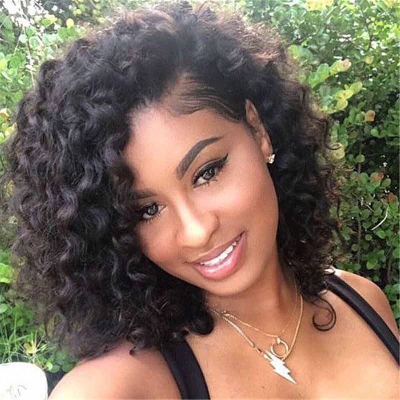 Acquista Parrucche Di Capelli Ricci Jerry Ricci Donna Nera Brasiliana180 Parrucche Piene Di Pizzo Con Acconciatura Con Capelli Bambini A 66 8 Dal Yifeiwig Dhgate Com