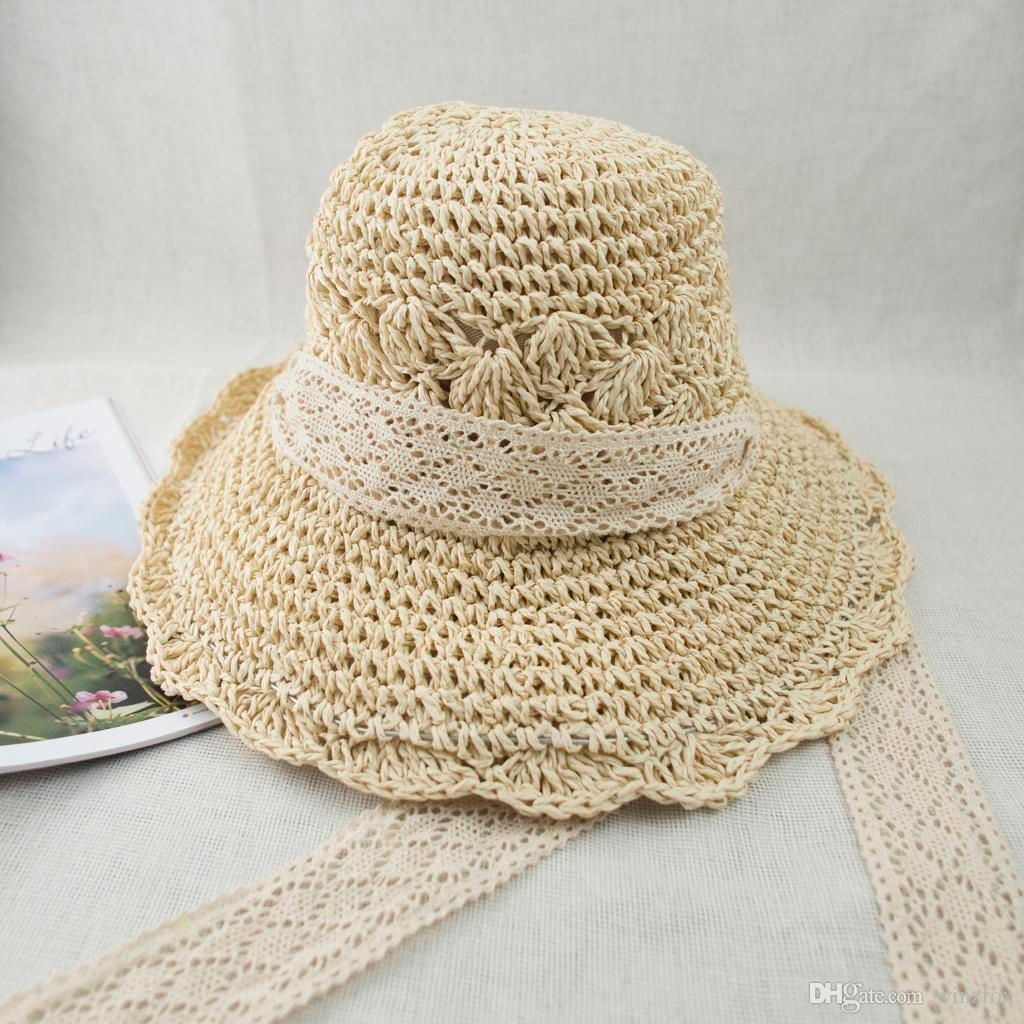 shell brimmed sun hat pattern