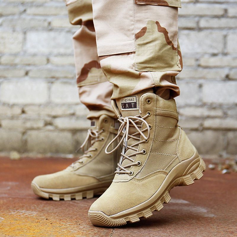 Hiking Boots Combat Shoes For Men 