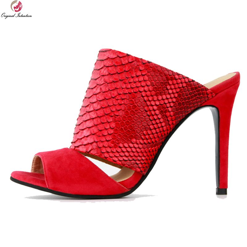 elegant red shoes