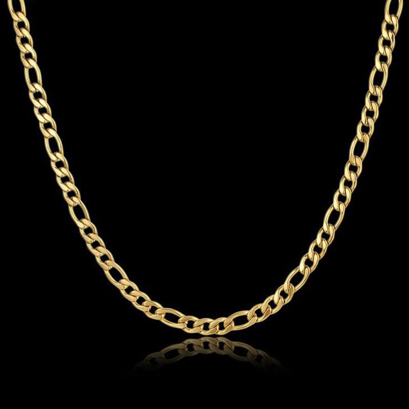 2020 24K Gold Filled Chains Heavy Necklaces For Men Perfect Gift