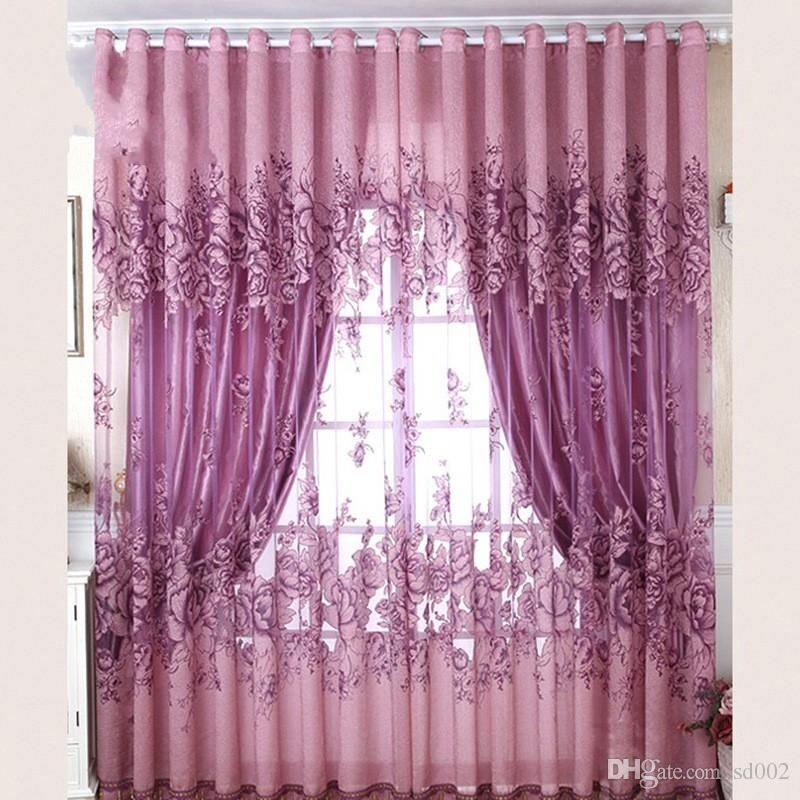 2019 Blackout Window Curtain Good Quality Peony Flowers Curtains Pastoral Style Drapes Living Room Bedroom Decor Home Supplies 42 Mr Ii Kk From Sd003