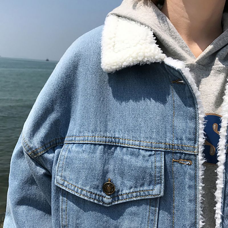 jaqueta jeans oversized plus size