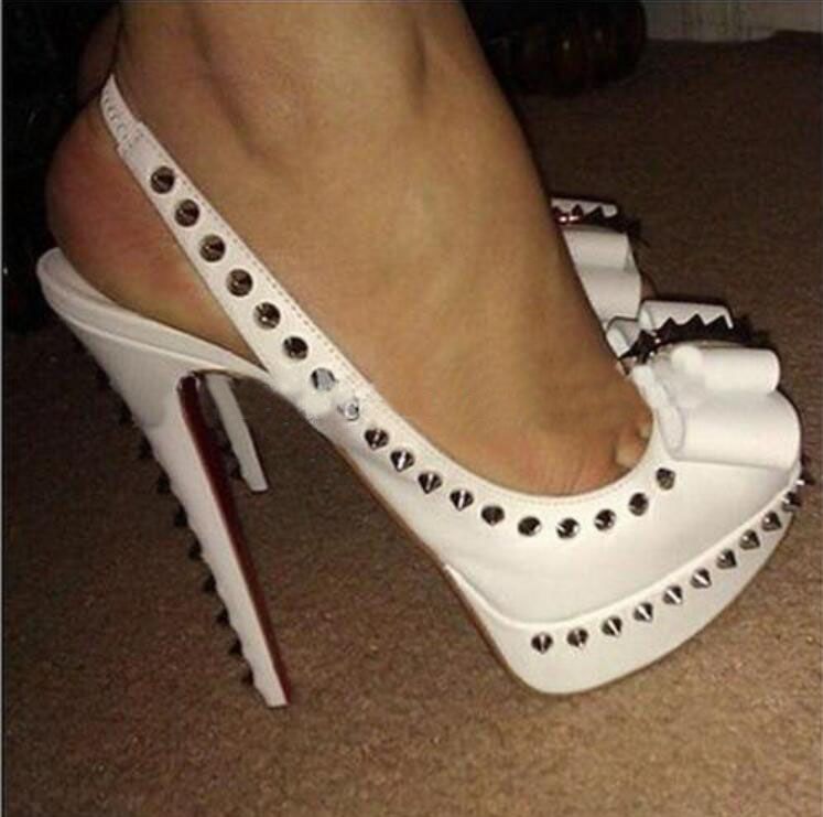 spiked stilettos