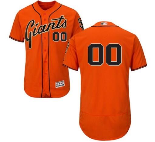 Mens Women Youth San Francisco Custom Giants Jersey #00 Any Your Name And  Your Number Home Orange Grey White Kids Baseball Jerseys From Mesh_jersey,  $25.08