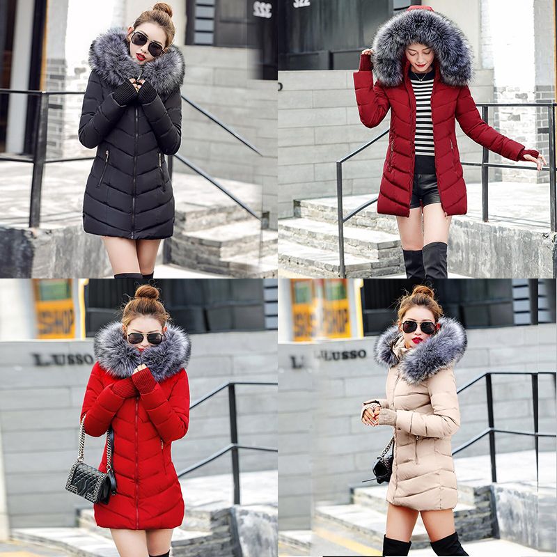 Mujeres abrigos y chaquetas de invierno 2018 colores chaquetas aplastadas para mujer 4 outwear hot
