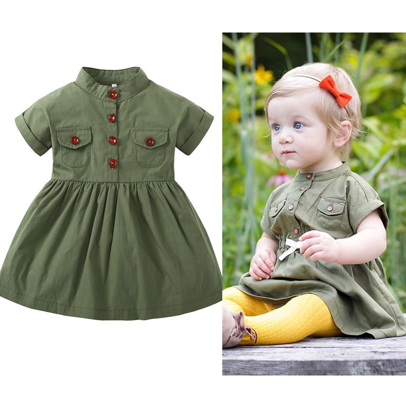 baby girl green dress