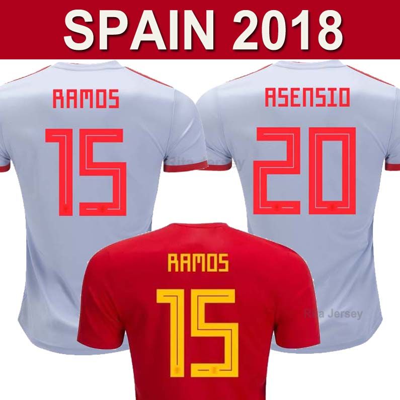 spain football jersey 2018