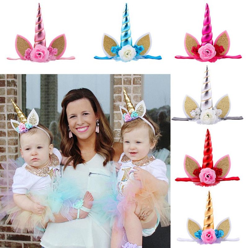 Unicorn Horn Hairband Kids Unicorn Headband For Party Diy Hair