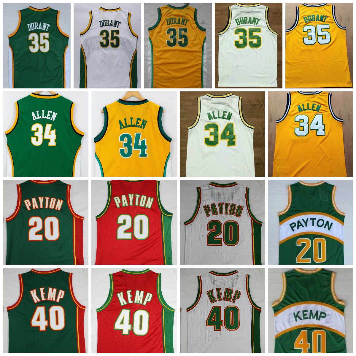 kevin durant sonics shirt
