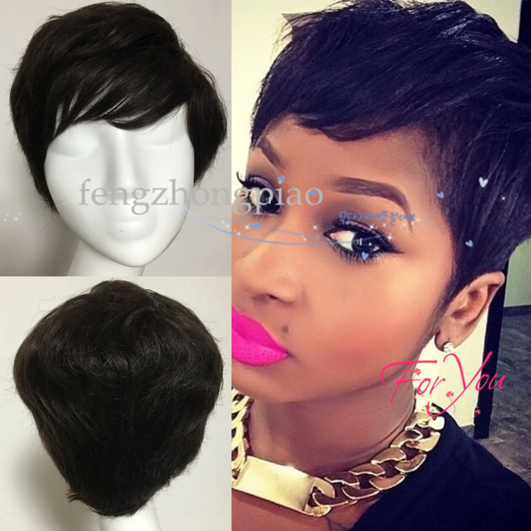 Black Pixie Cut Human Hair Wigs half-price hairstyles Full wigs short hair Brazilian virgin human hair wigs for black women Black Pixie Cut Human Hair Wigs half-price hairstyles Full wigs short hair Brazilian virgin human hair wigs for black women
