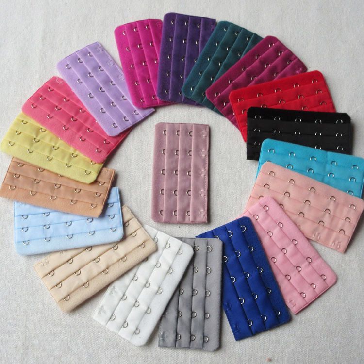 3 Rows 5 Hooks Bra Extender Women Extension Clip On Strap