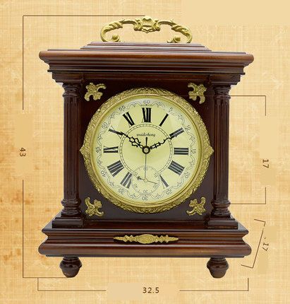 2019 Decorative Retro Table Desktop Clocks Living Room Bedroom