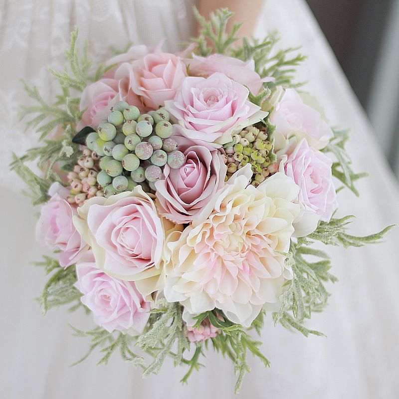 Wedding Flowers Bridal Bouquets Artificial Flowers Handmade