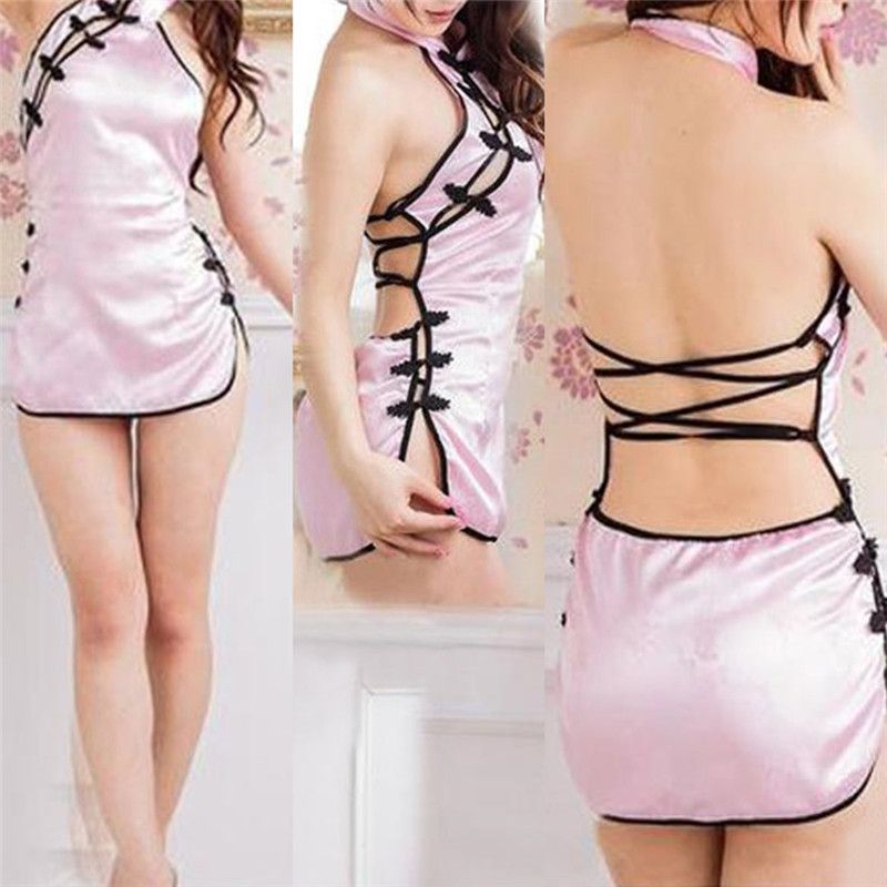 Productos porno sexys uniformes Cheongsam chinos disfraces exóticos Productos porno sexys uniformes Cheongsam chinos disfraces exóticos