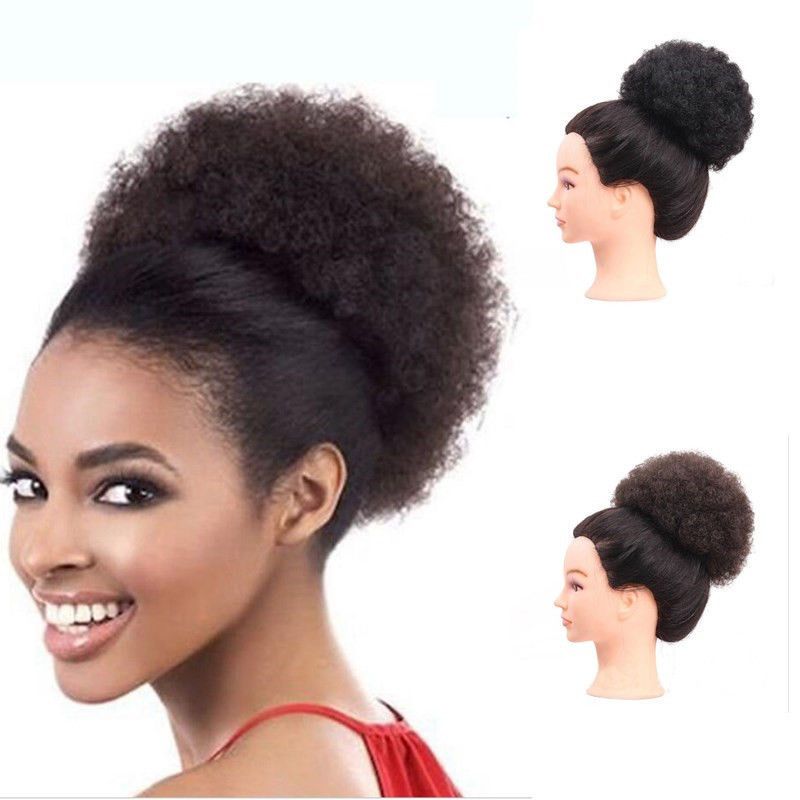 Sara Curly Hair Chignon Bun Hairpiece Elastic Fake Classic Hair