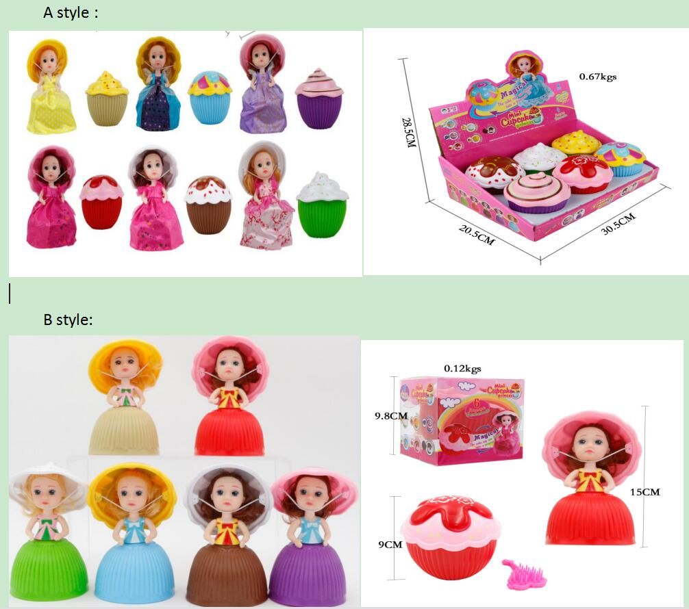 cupcake dress doll
