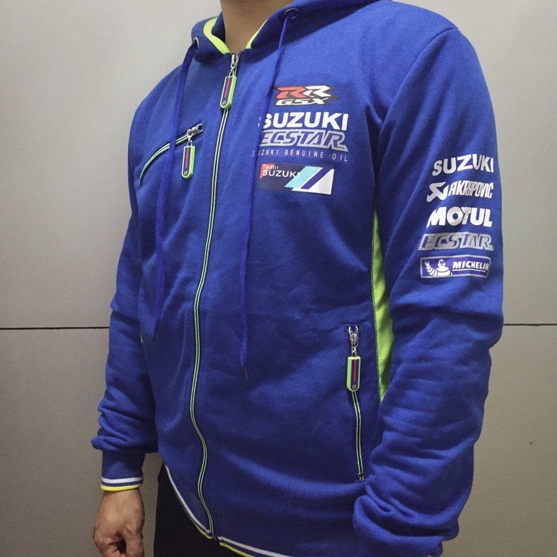 suzuki motogp moletom com capuz