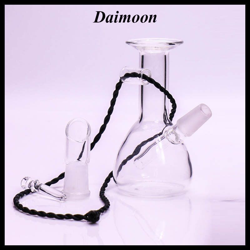 2020 Mini Oil Rigs Glass Necklace Bongs Water Pipe Small Bubbler