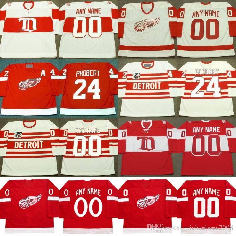 bob probert red wings jersey