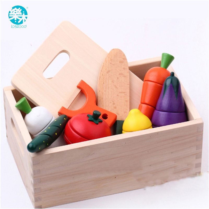 wooden fruit and vegetable toys