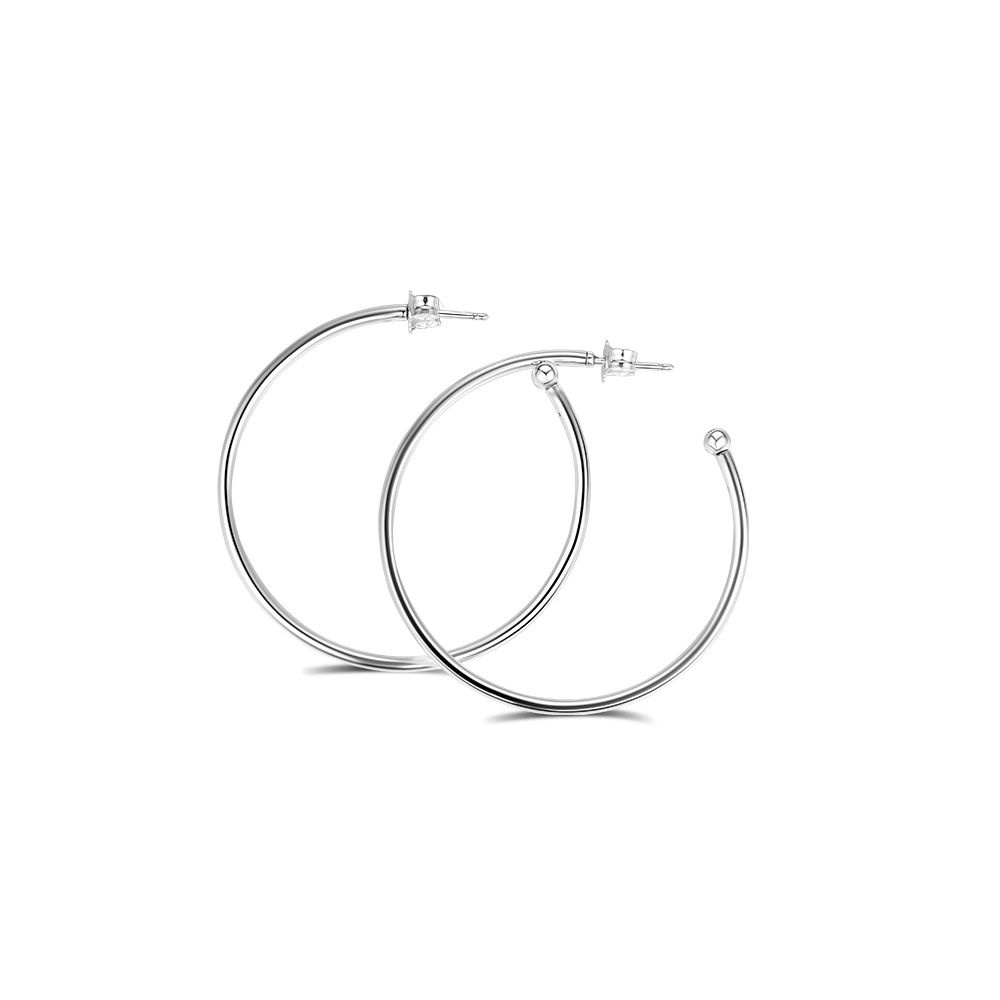 Compre Compatible Con Pandora Pendientes De Plata 925 Pendientes De Los Aros  De Versatilidad Para El Estilo Europeo De Las Mujeres La Moda De Joyería  Original A 13,36 € Del Luogelan | Es.Dhgate.Com