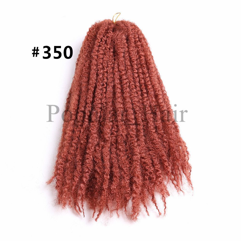 2019 18inch 30roots Crochet Braids Ombre Kinky Twist Hair 1b 27
