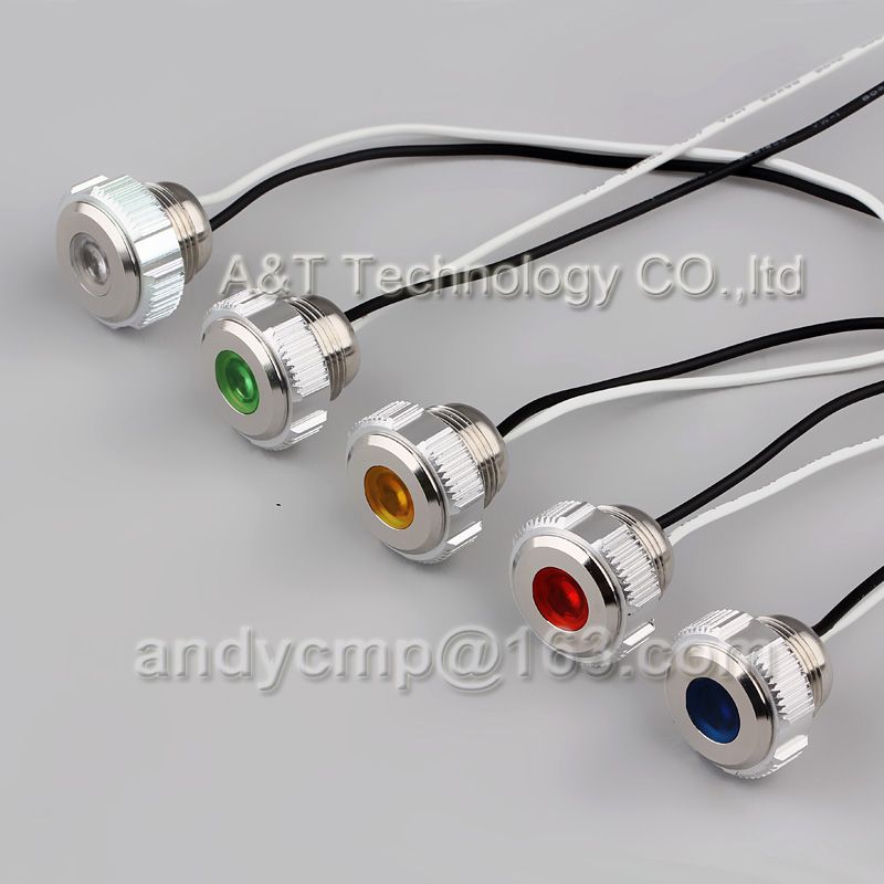 2PCS Pilot light RED Led Lamp 16mm Screw Terminal 48V AC//DC