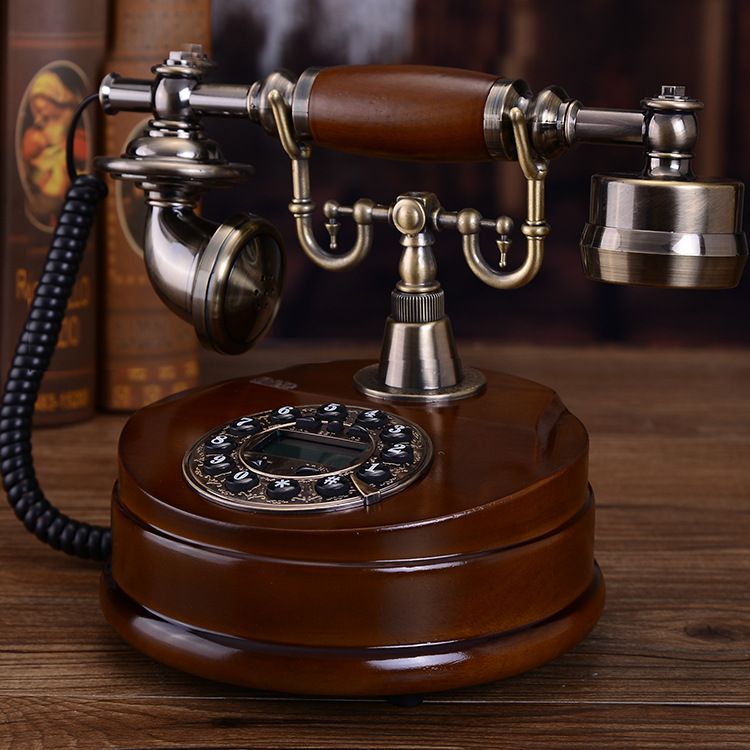 Teléfono Verde, Teléfono Fijo Vintage Europeo Antiguo Teléfono