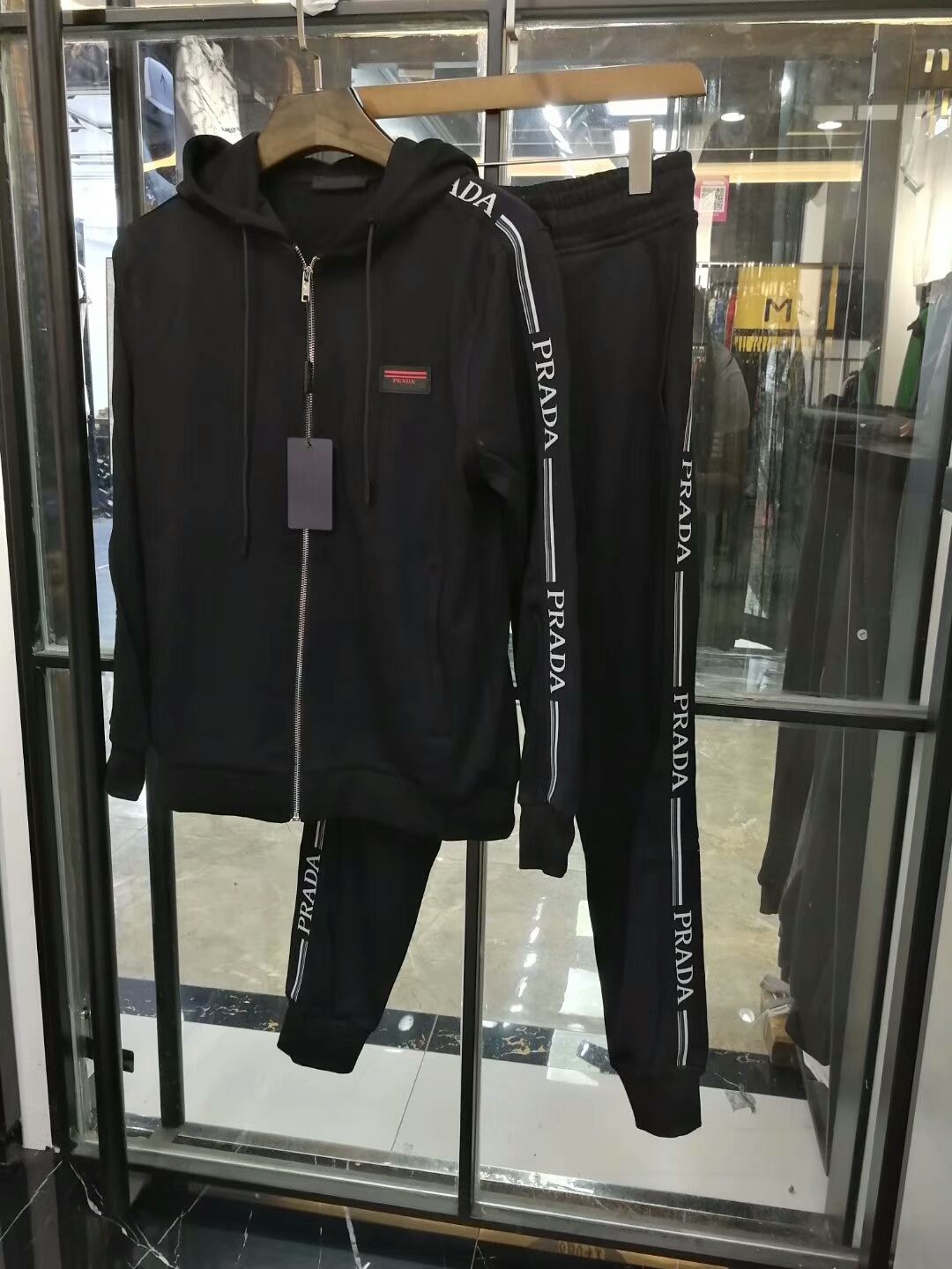 mens prada tracksuit