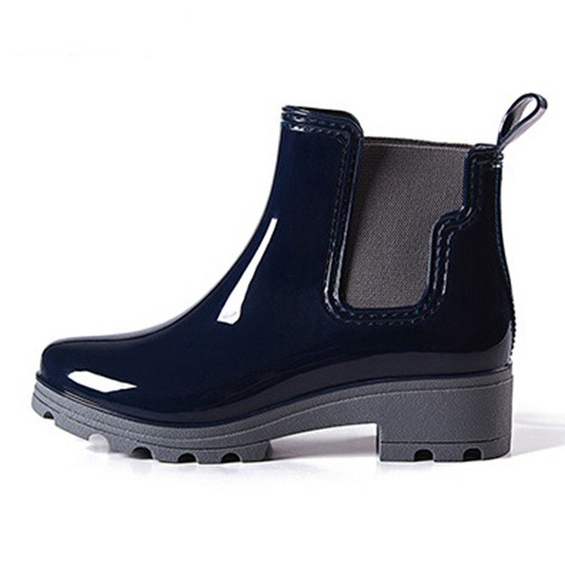 rubber ankle boots womens