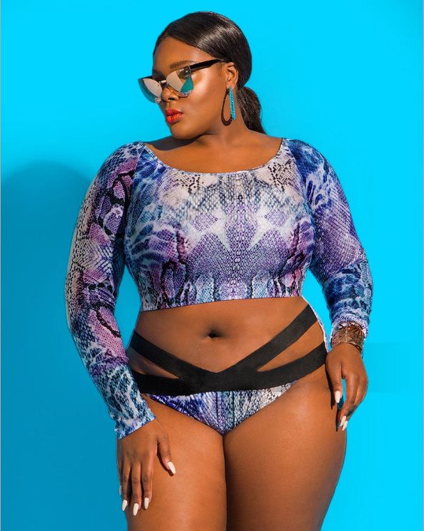 big fat lady in bikini