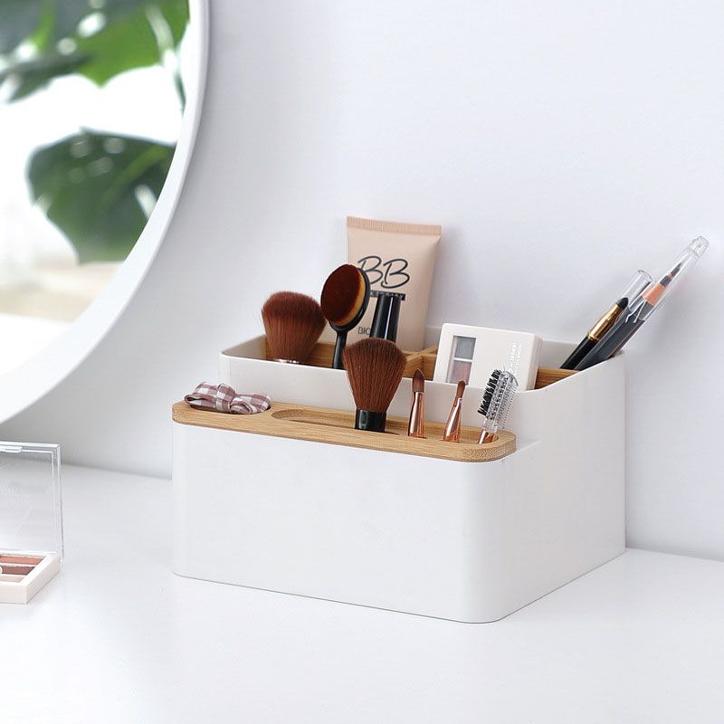 2019 Multi Functional Desk Organizer Plastic Storage Box With