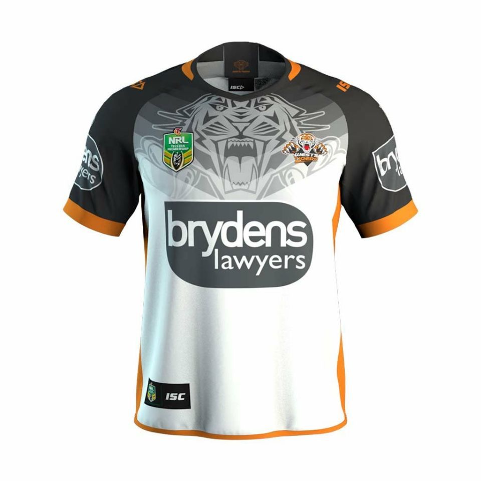 west tigers away jersey