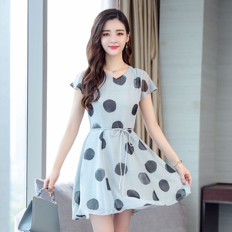 casual chiffon dresses short