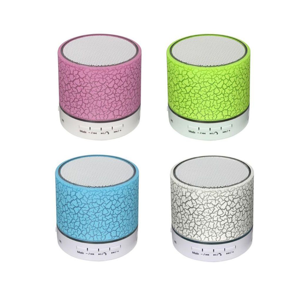 LED Portable Mini Bluetooth Speakers Wireless USB Player Speaker With TF USB FM