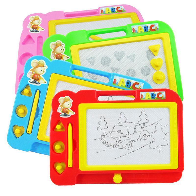 Zufällige Farbe Magnetische Kinder Schreib Malerei Zeichnung-Brett Spielzeug 