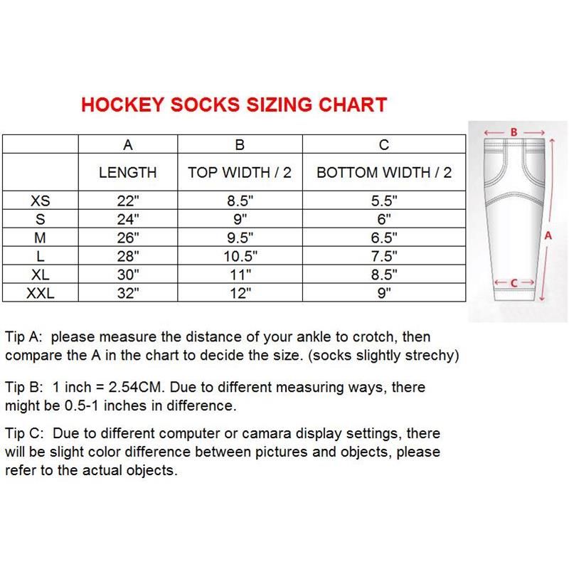 Size Chart For Mens Socks