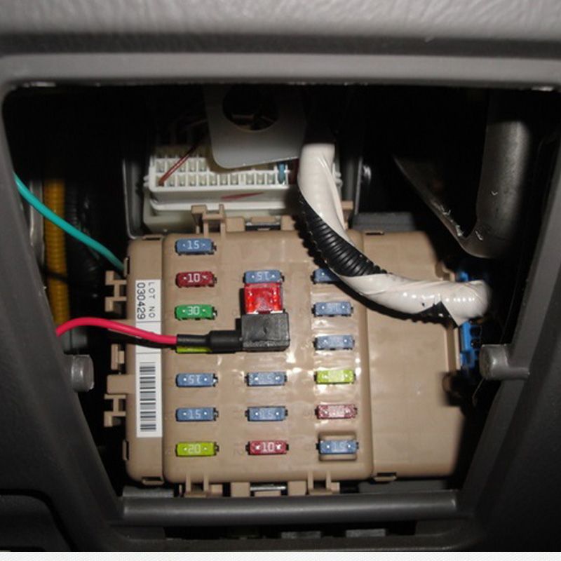 12V Adaptador de toma de fusible est/ándar trasero mini portafusible de cuchilla APM ATM enchufe de enchufe portafusible de cuchilla toma de circuito de coche
