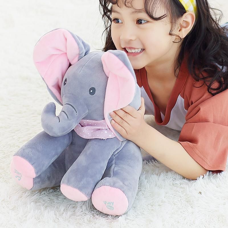 peekaboo elephant toy