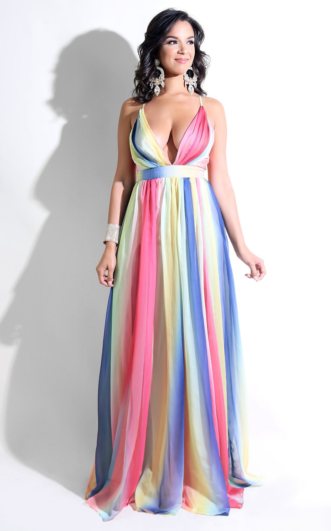 Compra Vestido Sin Espalda Largo Y Largo Sin Tirantes Sexy Vestido Largo De  Playa Con Estampado De Verano Vestido Suelto De Fiesta Una Noche Vestido De  Fiesta Formal De Noche Envío Gratis
