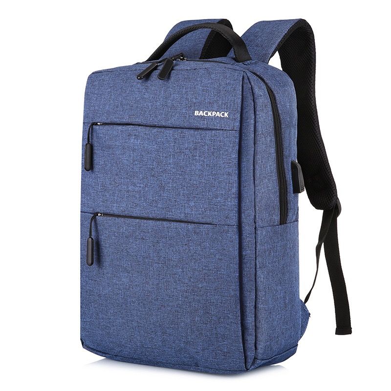 Material Oxford Backpack Travel Bag Usb Men And Women Casual