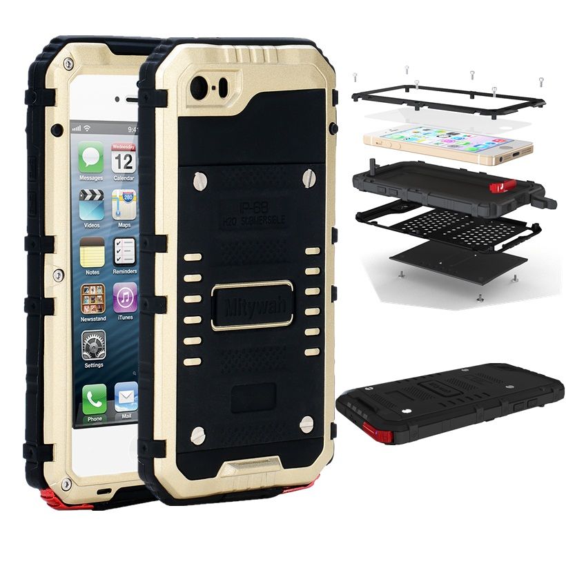 Real Ip68 Funda impermeable para Iphone 5 5s 5se Fundas Buceo subacuático Contraportada Bolsa prueba